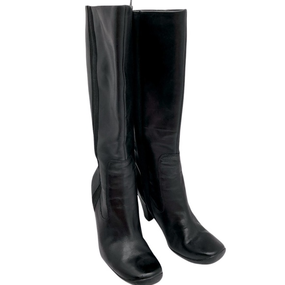 Kenneth‎ COLE Reaction tux  Tall Knee Leather Boot size 10 - Picture 1 of 14